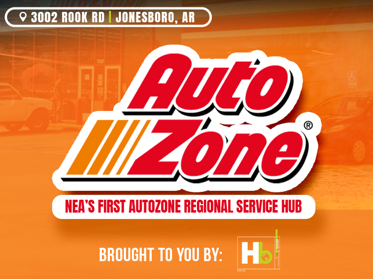 AutoZone Brings Game-Changing 20,000 SF Regional Hub to Jonesboro’s Auto Row!